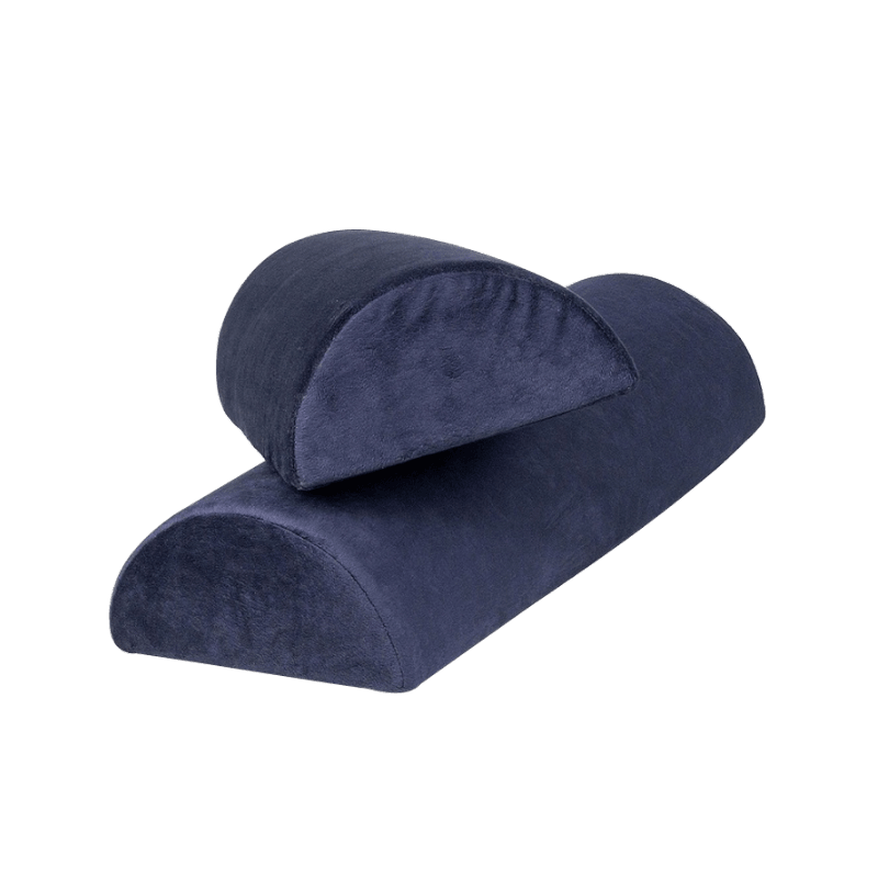 Ergonomic Chỉnh Hình Nửa Trụ Để ​​Chân Gối Máy Bay Hỗ Trợ Chân Văn Phòng Mút Chân Gối Dưới Bàn Đệm
