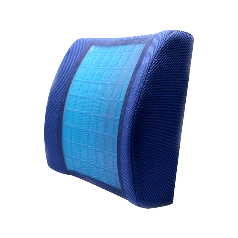 Bán trực tiếp tại nhà máy Gel làm mát tiện dụng Memory Foam Ghế văn phòng Ghế hỗ trợ thắt lưng Đệm lưng cho xe hơi Trung Quốc Dệt kim mùa hè