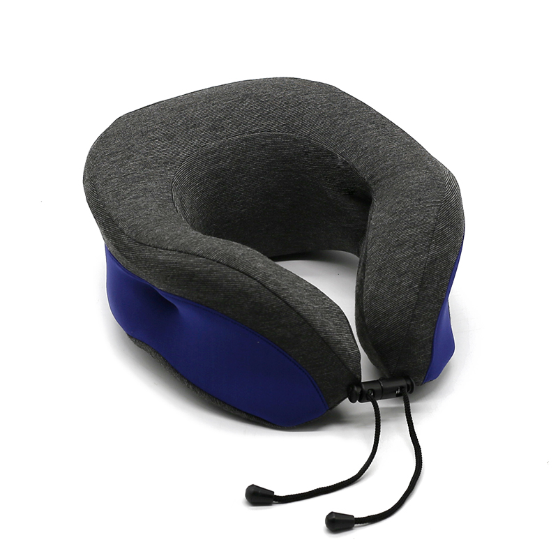 Gối tựa cổ du lịch hình chữ U Memory Foam có dây buộc có thể điều chỉnh