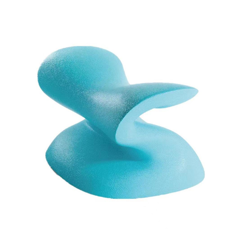 Mới tự lột da cổ hình chữ S gối massage hỗ trợ PU xốp thư giãn cột sống cổ gối ngủ kéo gối