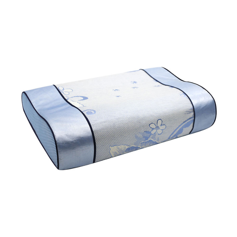 Amazon Bán Chinoiserie Băng Lụa Gối Bao Công Thái Học Có Thể Điều Chỉnh Trang Trí Mút Cổ Gối Ngủ
