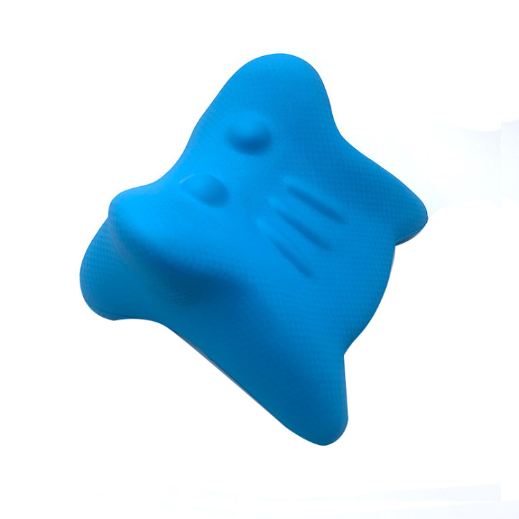 Các nhà sản xuất tùy chỉnh phát triển gối xốp xốp PU gối massage cổ một mảnh gối kéo cổ tử cung tự da