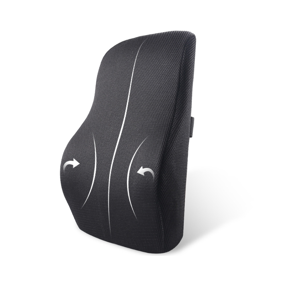 Đệm xuyên biên giới Đệm lót ghế ô tô thắt lưng mới của Amazon Memory Foam Thắt lưng Ghế văn phòng Đệm thắt lưng